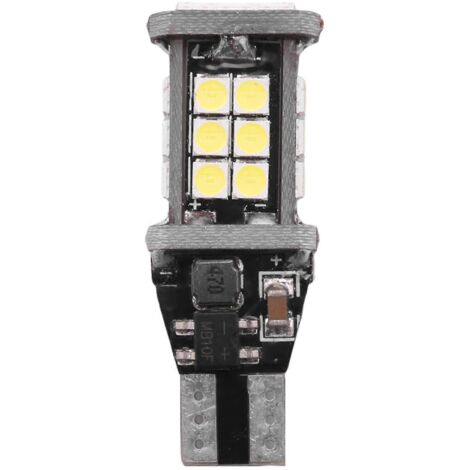 feu de recul LED sans erreur 921 912 T10 T15 W16W, ampoule LED 24 SMD 3030 1500 W, idéale pour voiture.
