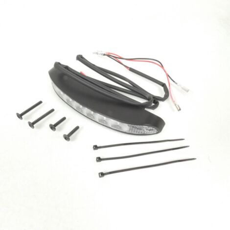 Feu de stop led pour platine support top case Shad pour deux