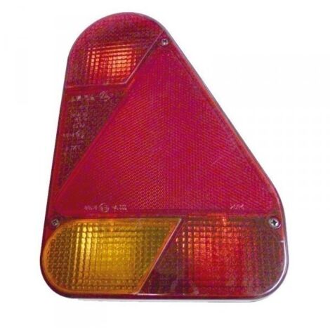 Feu droit 5 fonctions FP72 pour remorque – Clignotant, stop, croisement, antibrouillard – Installation rapide 110mm – Résistant aux intempéries – Aj.Ba