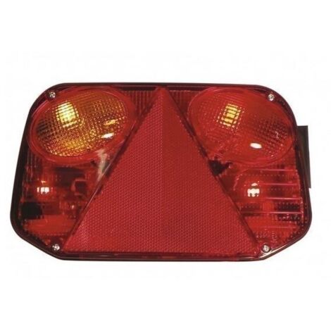 Feu gauche 2800 – 5 fonctions – Antibrouillard – Entraxe 152 mm – Connectique carrée – Ampoules incluses – Radex
