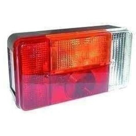 Feu RADEX 5001 droit 5 fonctions avec feu de recul pour caravane ou remorque