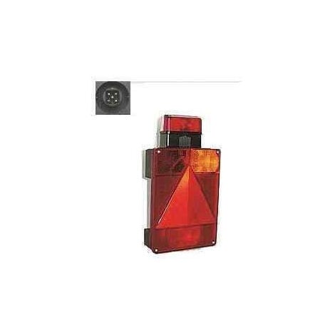 Feu remorque RADEX 6800 gauche vertical – 5 fonctions + feu de gabarit