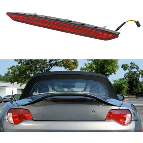 Feu Stop Additionnel Haute Montage pour BMW Z4 E85, Lumière de Frein Arrière Rouge - Pièce Remplacement 63256917378