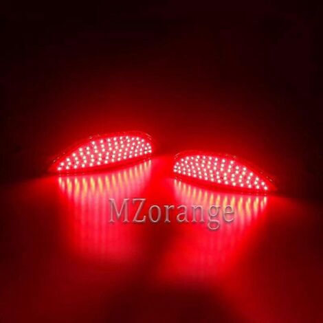 Feu stop arrière à LED pour pare-chocs Hyundai Accent/Verna/Solaris 2008-2015, réflecteur, clignotant, accessoires auto - Ampoules incluses
