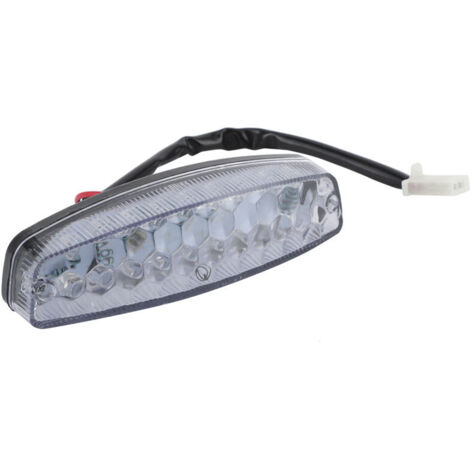 Feu stop arrière de moto Feu arrière 12 V 18 LED Convient aux quads chinois 4 roues 50/70/90/110/125/150 cm3
