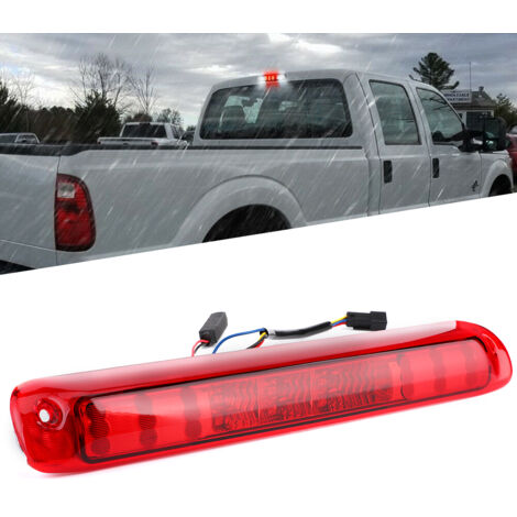 Feu Stop LED Haute Monture pour Chevy Silverado 1500/2500/3500 1999-2006 Rouge