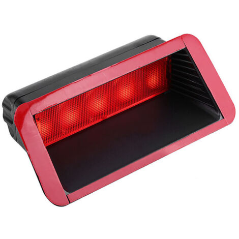 Feu stop LED rouge 5 LED 12V universel arrière en hauteur pour voiture,de