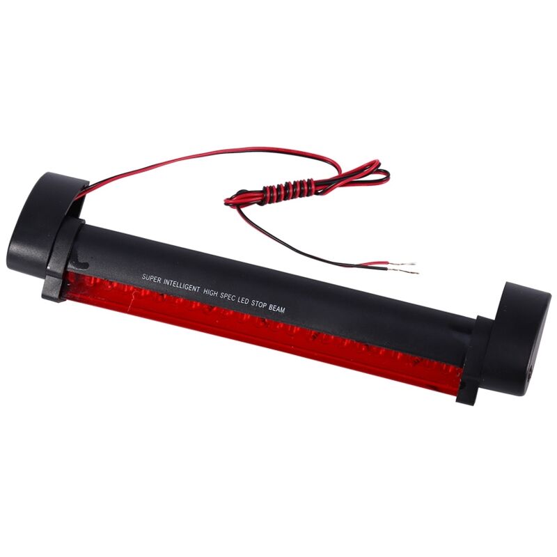 Feu Stop Universel Réglable pour Moto - Bande LED Rouge Résistante à la Chaleur, Montage Haut