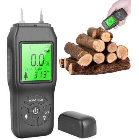 Feuchtigkeitsmessgerät für Heizungsanlagen, LCD-Display, Feuchtigkeitsmesser für Materialien wie Holzkonstruktionen, Heizwände und Holzböden
