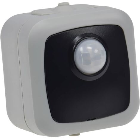 Feuchtraum Aufputz Bewegungsmelder IP44 AP grau LED geeignet