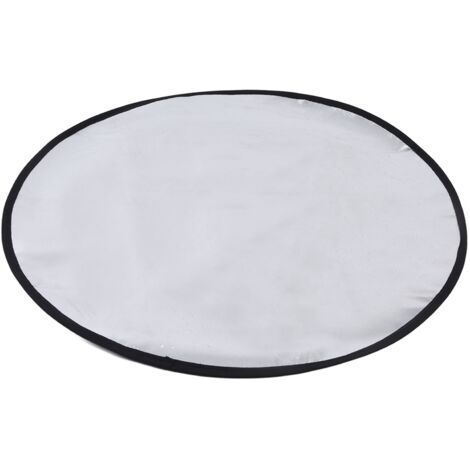 Feuerfeste Schutzmatte für Kamine und Grills, doppelseitig rund, für Garten und Camping, Durchmesser 101,5 cm / 40 Zoll