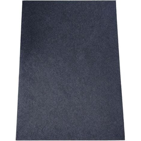 XVX Feuerfester Kaminvorleger, rutschfester feuerfester Teppich, feuerfester Teppich 100 x 150 cm