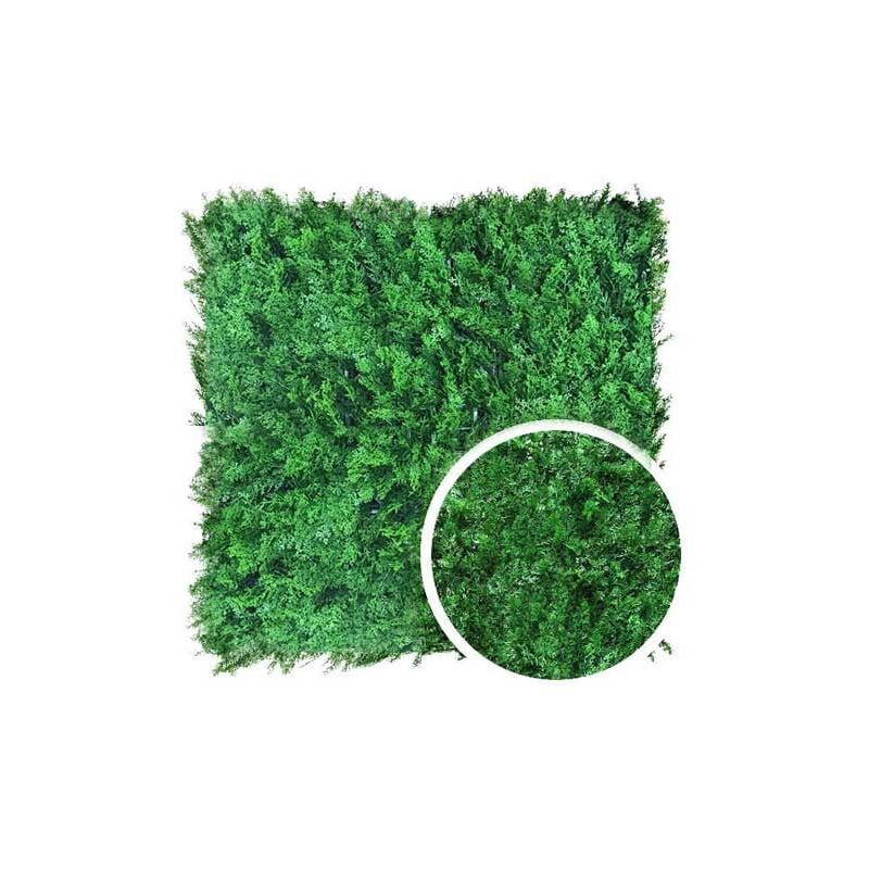 James Grass - Feuillage Artificiel Imitation thuya 1mx1m, Long 1 m