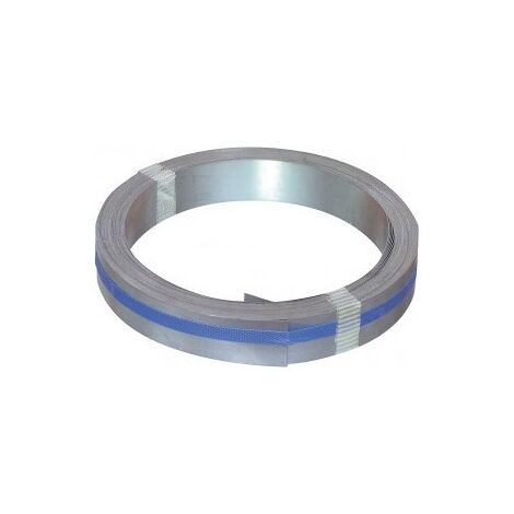 Feuillard galvanisé 25m – Fixation antenne TNT cheminée – Résistance à la corrosion – Pour installations extérieures – Hdsat