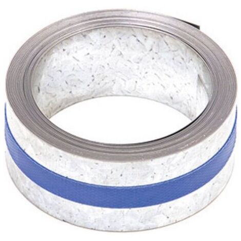 Feuillard galvanisé 5m – Accessoire de fixation pour antenne TNT – Largeur 40mm – Épaisseur 6/10mm pour cerclage cheminée – Hdsat