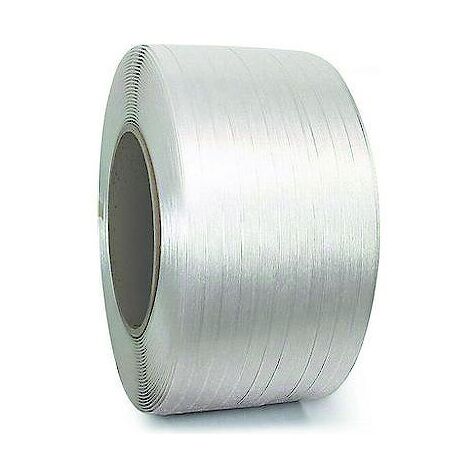 Feuillard - Longueur : 850 m - Largeur : 16 mm - Coloris : blanc - CENPAC