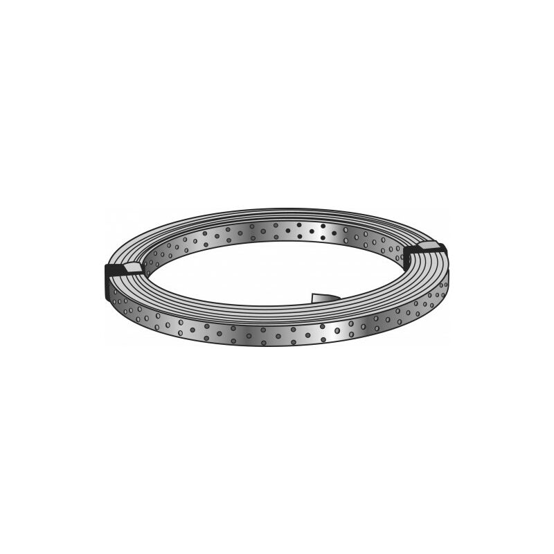 Feuillard perforé - Inox A2 fpix 40x25mm - ep 2mm