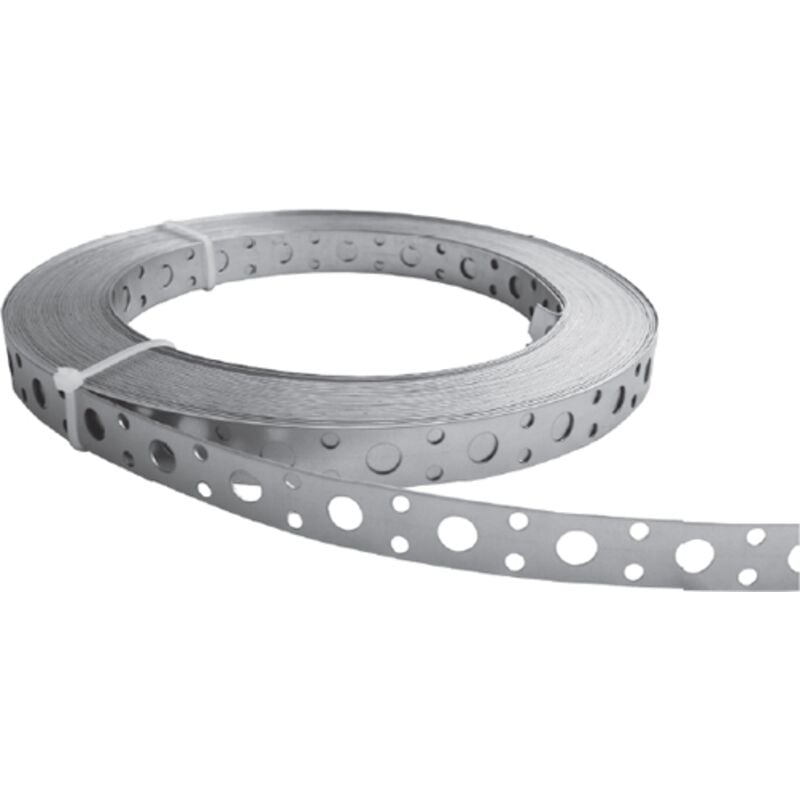 Feuillard perforé larg. 25mm long. 25m - FP252508 - FP252508 Econoname FP252508