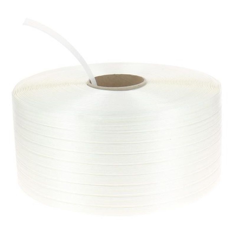 Corderie Mesnard - Feuillard textile blanc, largeur 19 mm, longueur 600 m