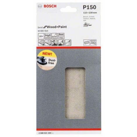Feuille abrasive 115 x 230 mm 150 BOSCH 2608621264