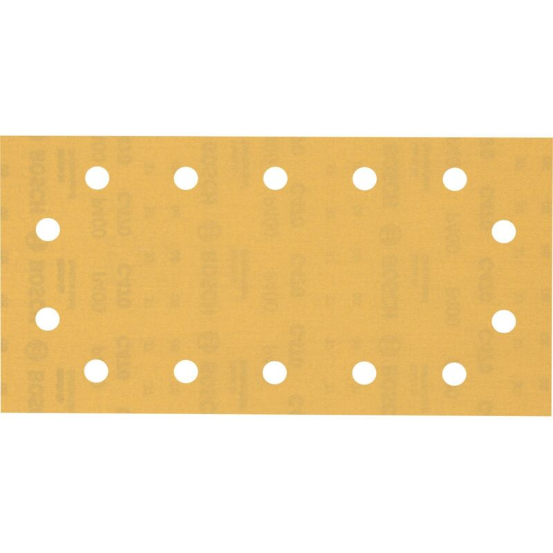 50x Expert C470 Papier abrasif à 14 trous pour ponceuses vibrantes 115 x 230 mm g 400 - 2608900950 - Bosch