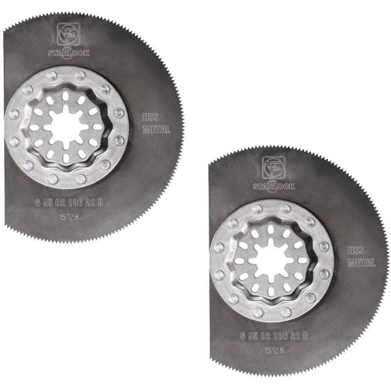 Fein - 2x lame de scie hss Starlock 85 mm - 63502106220