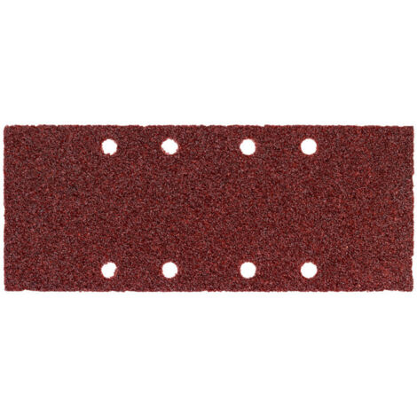 Feuille abrasive Metabo 93x230 mm P 240 bois + métal extra qualité perforé pour le ponçage 10 pièces