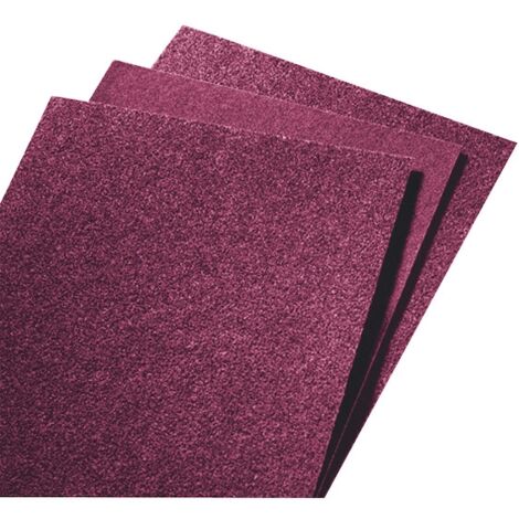 Feuille abrasive R222 - Dimensions : 230 x 280 mm - Grain 100 - NORTON