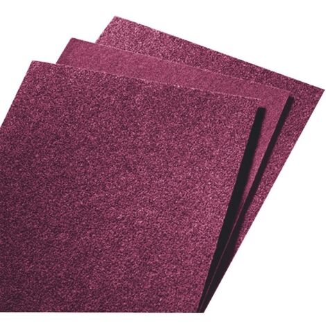 Feuille abrasive R222 - Dimensions : 230 x 280 mm - Grain 100 - NORTON
