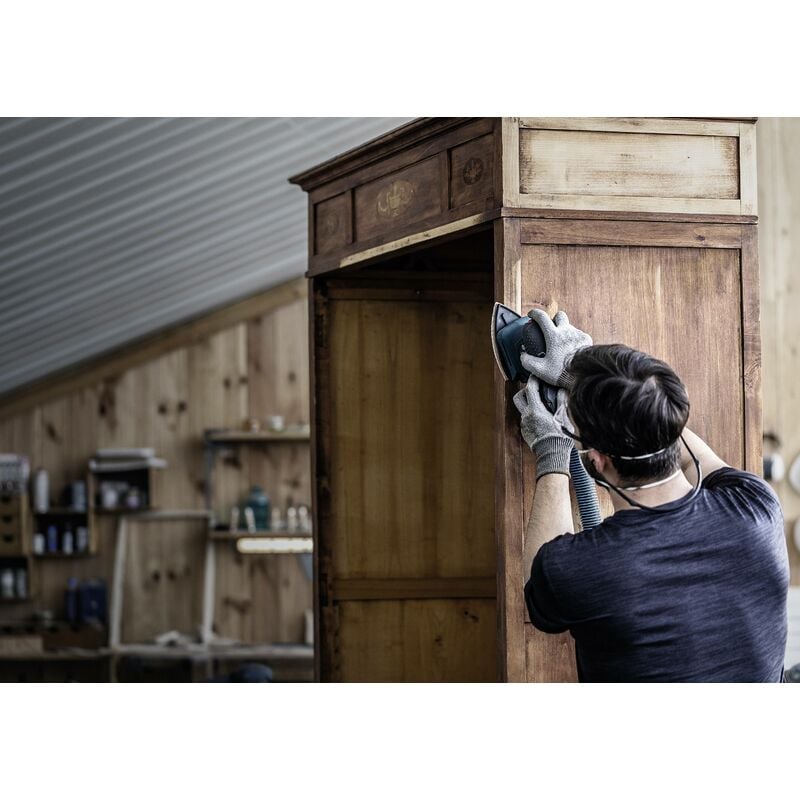 Accessories expert M480 2608900743 Grille abrasive pour ponceuse orbitale non perforé Grain 80 (l x l) 186 mm x 93 mm 10 pc(s) Y631602 - Bosch