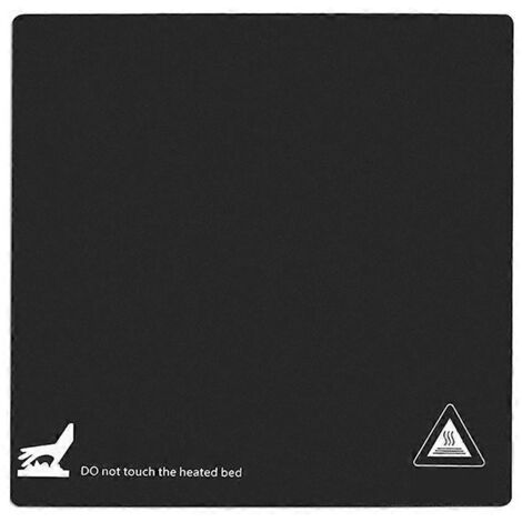 Feuille adhésive carrée de 23,5 x 23,5 cm pour plateau chauffant d'imprimante 3D Ender 3