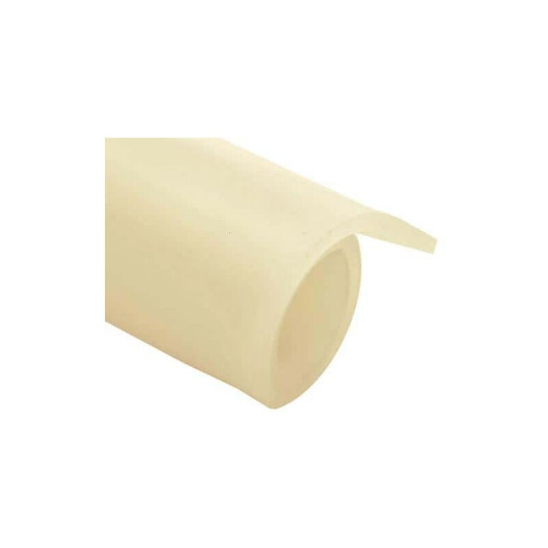 Feuille caoutchouc silicone translucide 100x120cm épaisseur 6mm