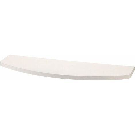 FEUILLE DE BOIS TRUCIOLAIRE STONNÉ, BORDERED ON 3 SIDES WHITE (cm 60x20x2) CARTON DE 4 PIÈCES