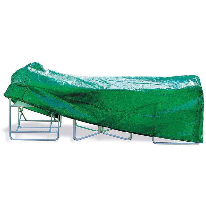 Feuille de couverture de protection 210x160x80 cm étanche pour la table et les chaises rectangulaires avec cordon de clôture