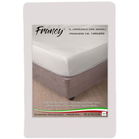 FEUILLE DE FRANCY AVEC LES COINS BEIGE FRANÇAIS 1 ET UN DEMI-CARRÉ DE 140 GRAND MAXI