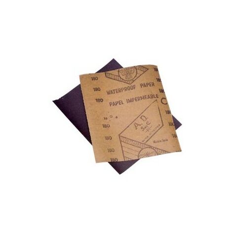 Feuille de ponçage eau imperméable 150