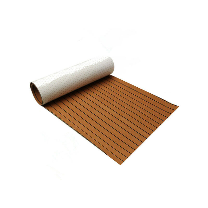 600x2400x5mm Eva Marine Plancher Teck Feuille Bateau Pontage Tapis Yacht Bateau Tapis de protection de sol Tiga