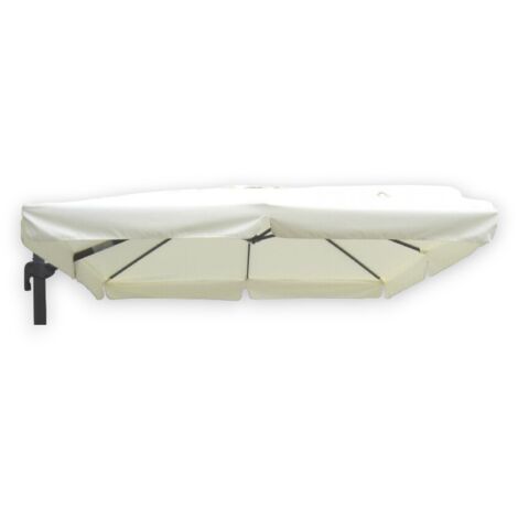 Feuille de rechange en polyester 3x4 MT avec mantuan pour parapluie Palo latérale