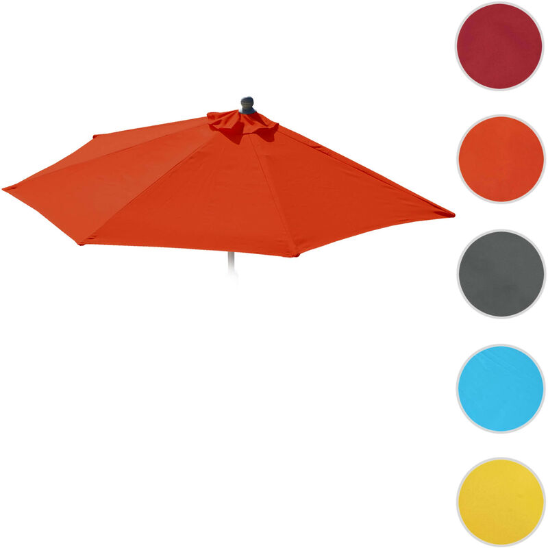 Mendler - Housse de rechange pour parasol semi-circulaire Parla - housse de parasol de rechange - 270cm tissu/textile uv 50+ 3kg - vert