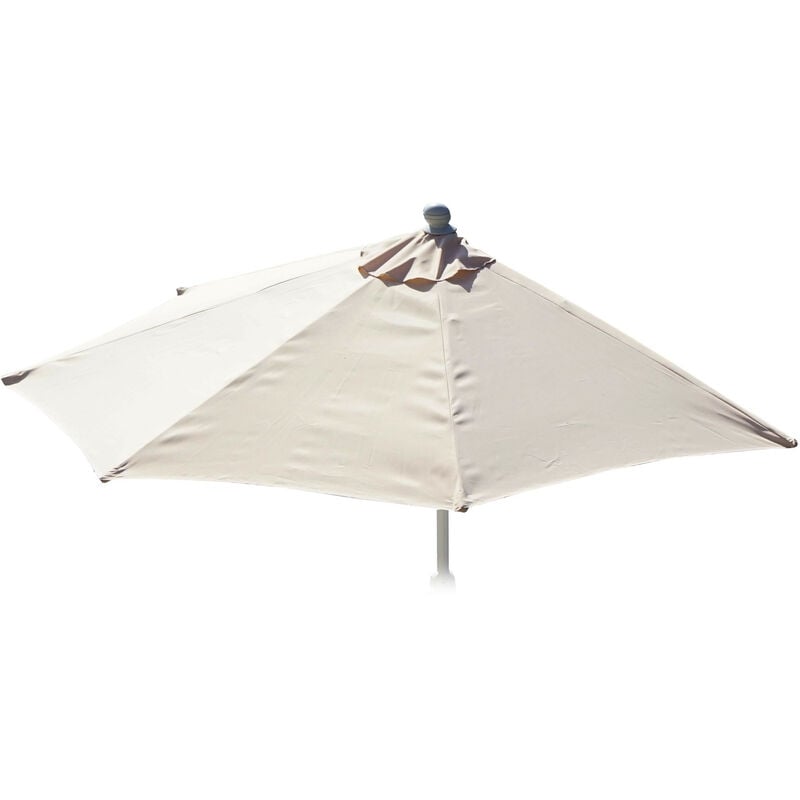 Mendler - Housse de rechange pour parasol demi-rond Parla - housse de rechange pour parasol - 300cm tissu/textile uv 50+ 3kg - crème