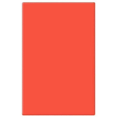 Feuille de tampon en caoutchouc A4 pour découpeuse laser et machine à graver, orange-rouge.