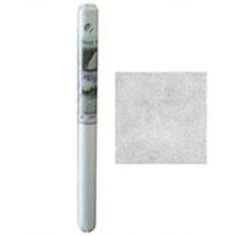Feuille de tissu TNT en rouleau blanc, 17 g - 160 cm, rouleau de 10 m, grammage 17 g/m2
