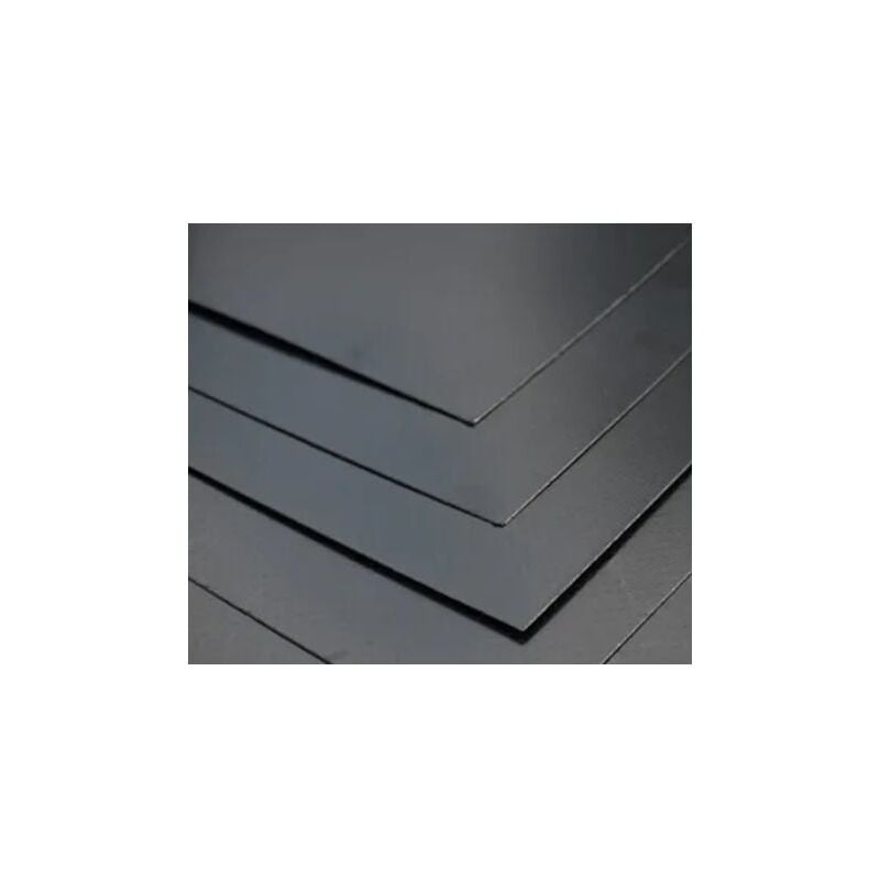 Feuille d'étanchéité RS PRO Graphite 500 x 500mm, Epaisseur 1.5mm Noir ( Prix pour 1 )