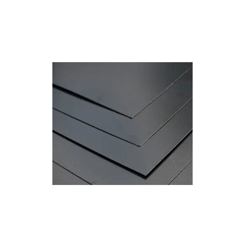 Feuille d'étanchéité Rs Pro Graphite 500 x 500mm, Epaisseur 1mm Noir ( Prix pour 1 )