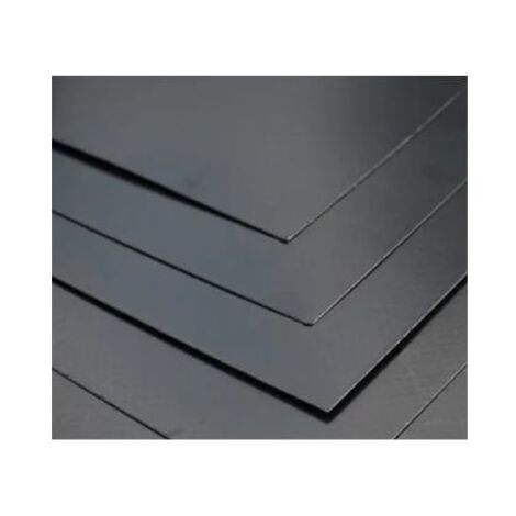 Feuille d'étanchéité RS PRO Graphite 500 x 500mm, Epaisseur 2mm Noir ( Prix pour 1 )