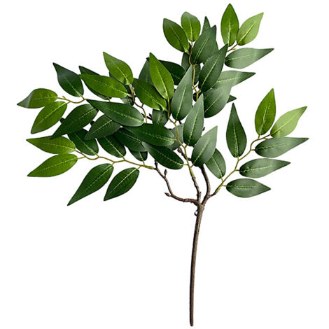 Feuille D'eucalyptus de Simulation, Fausse Feuille de Mur D'arrangement de Fleur de Verdure pour Les Décorations Extérieures de Jardin de Mariage à la Maison (Z)