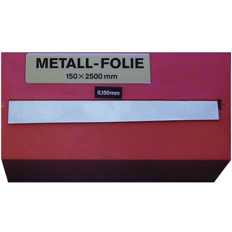 Feuille métallique épaisseur 0,150 mm acier longueur 2500 mm largeur 150 mm
