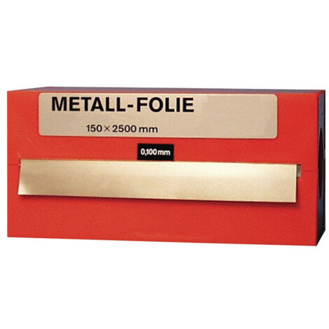 Feuille métallique épaisseur 0,300 mm laiton MS63 longueur 2500 mm largeur 150 mm