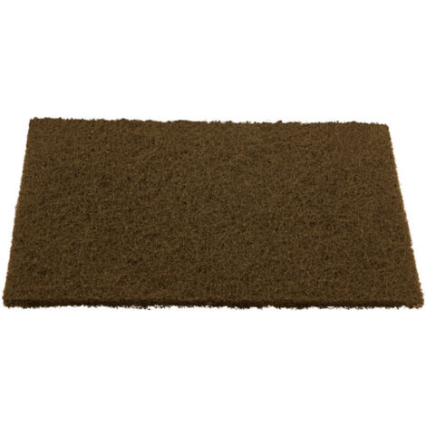 Feuille non tissée NPA400 152 x 229 mm P320 châtaigne 342849 - 20 pièces - Fibre PA 400