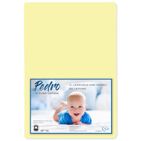 FEUILLE PEDRO pour LIT enfant TOUTES LES COULEURS Jaune